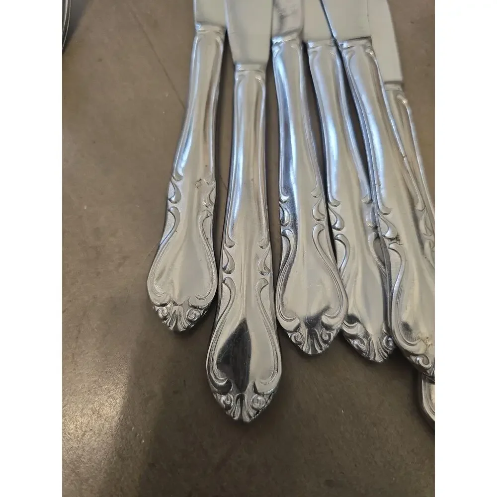 AMC Creon Stainless Flatware Mixed Lot of 15 Made in Japan MCM